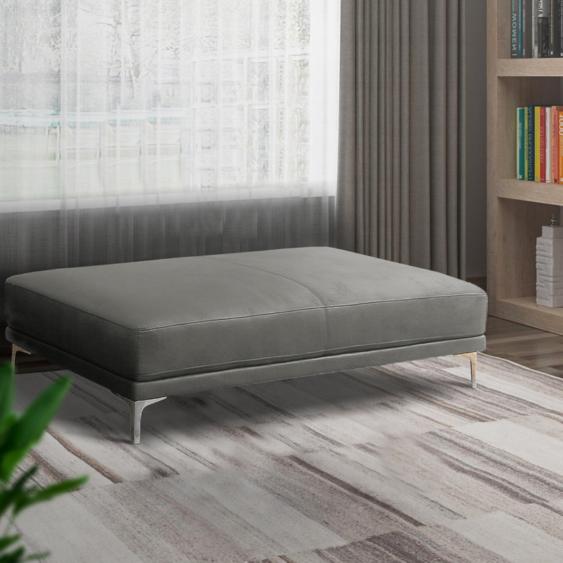 Banc de rangement rembourré Allessandra, Brun clair