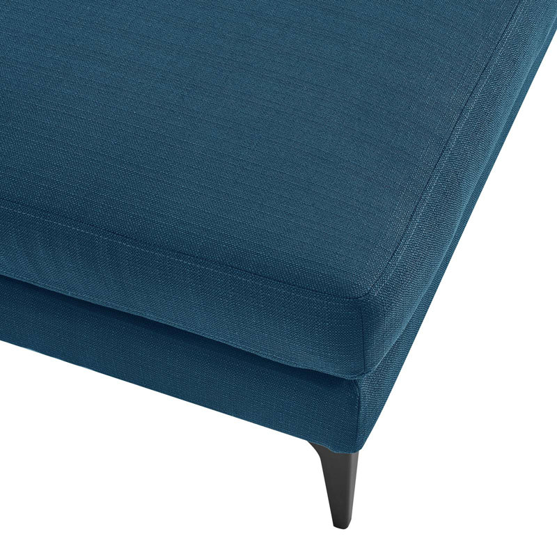 Repose-pieds Evermore par Modway, 100 % polyester azur