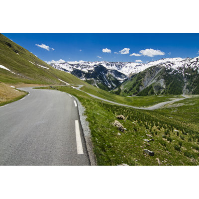 Col de la Bonette - peinture sur toile tendue