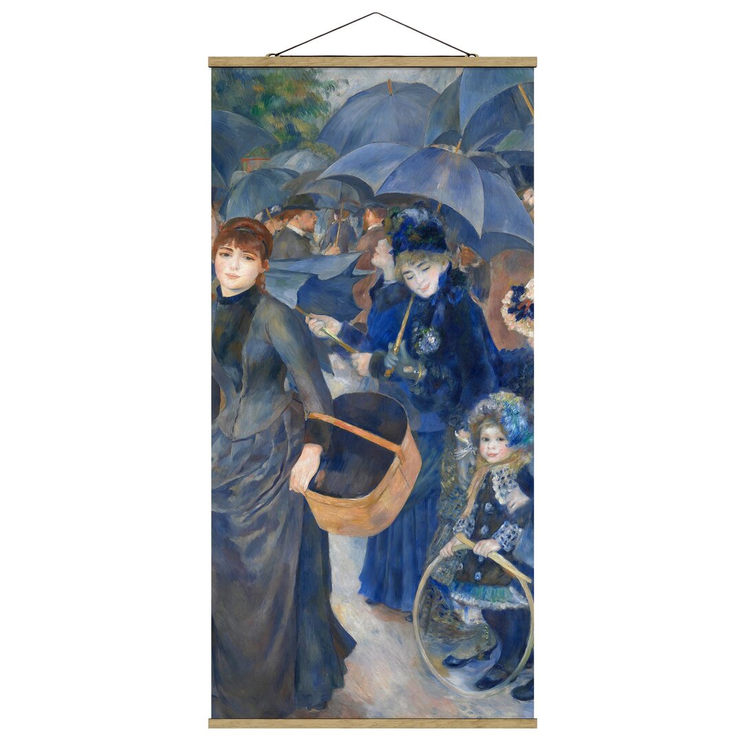 Stoffbild Die Regenschirme von Auguste Renoir