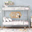 Lit superposé double au-dessus de double, argent-1446060814