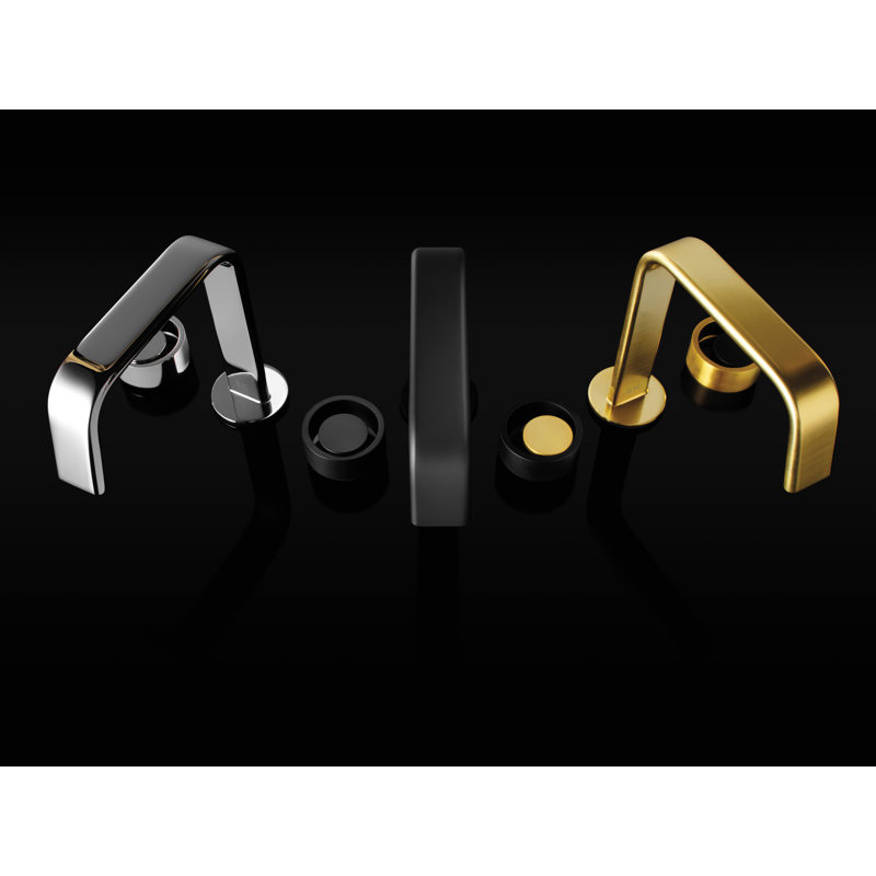Eclissi™ Widespread Lavatory Faucet with U-Spout, Matte Black