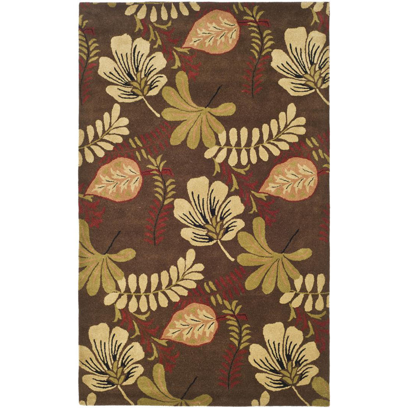 Tapis brun / multicolore Jalayiah, Rectangle 5 pi x 8 pi
