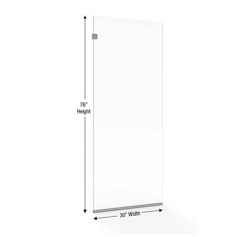 Porte de douche sans cadre 30 "x 76" Celesta