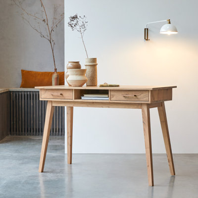 Trinette Solid Wood Writing Desk