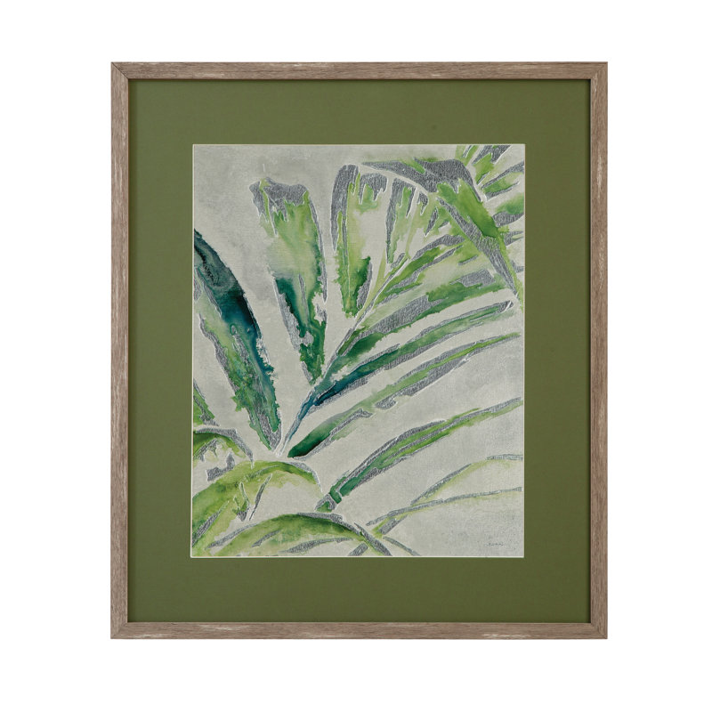 Green Palm I Framed Print