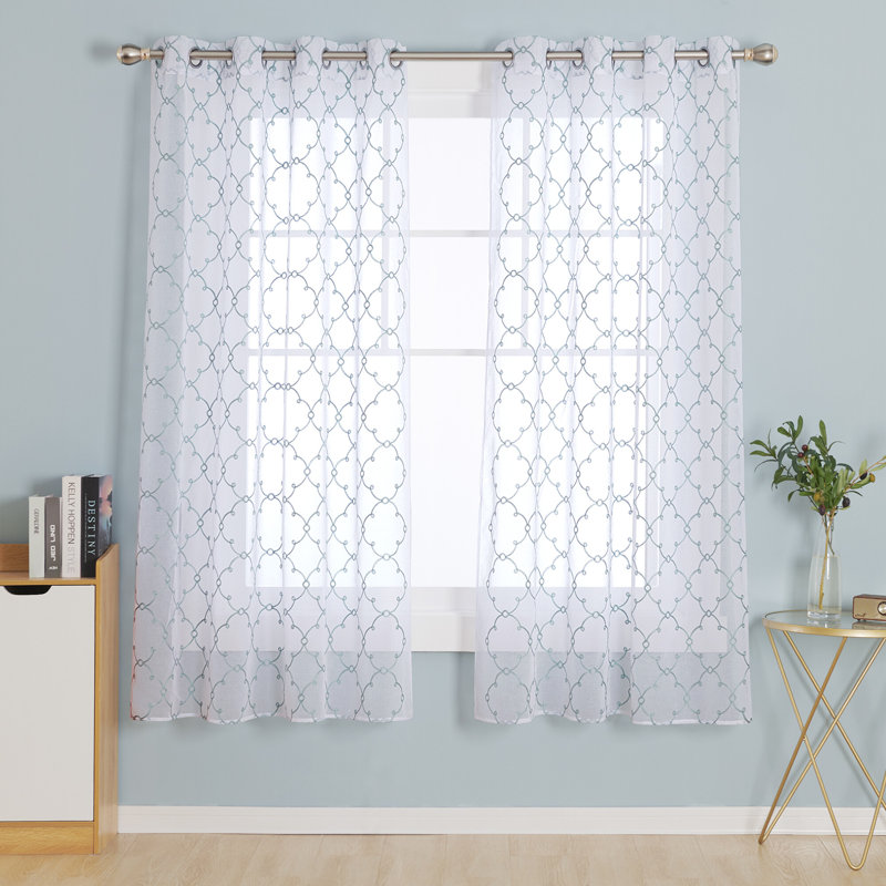 Manley Semi Sheer Curtain Pair