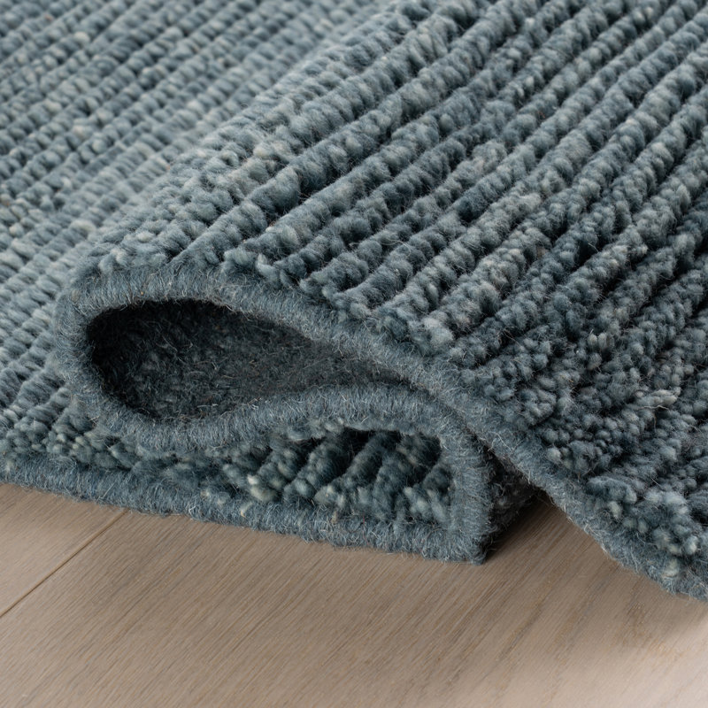 Ramsey Juniper Hand Knotted Wool Rug, Rectangle 2' x 3'