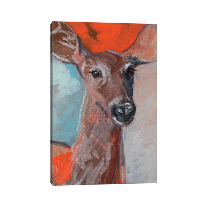 Doe Eyes I by Jennifer Paxton Parker - Wrapped Canvas Painting, 20.32 cm H x 30.48 cm W