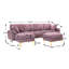 Canapé modulaire réversible avec repose-pieds de 114,42 po Williamsen-759733656