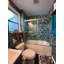 Maya Chevron Sage Polished Glass Mosaic