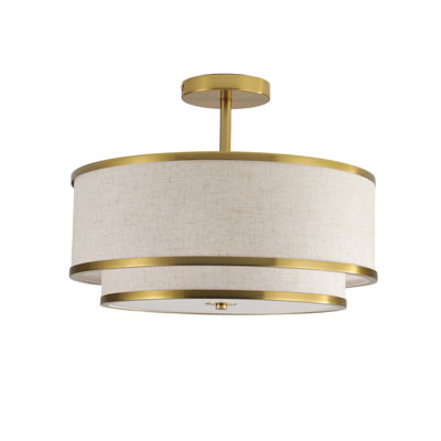 Plafonnier moderne 15 po
