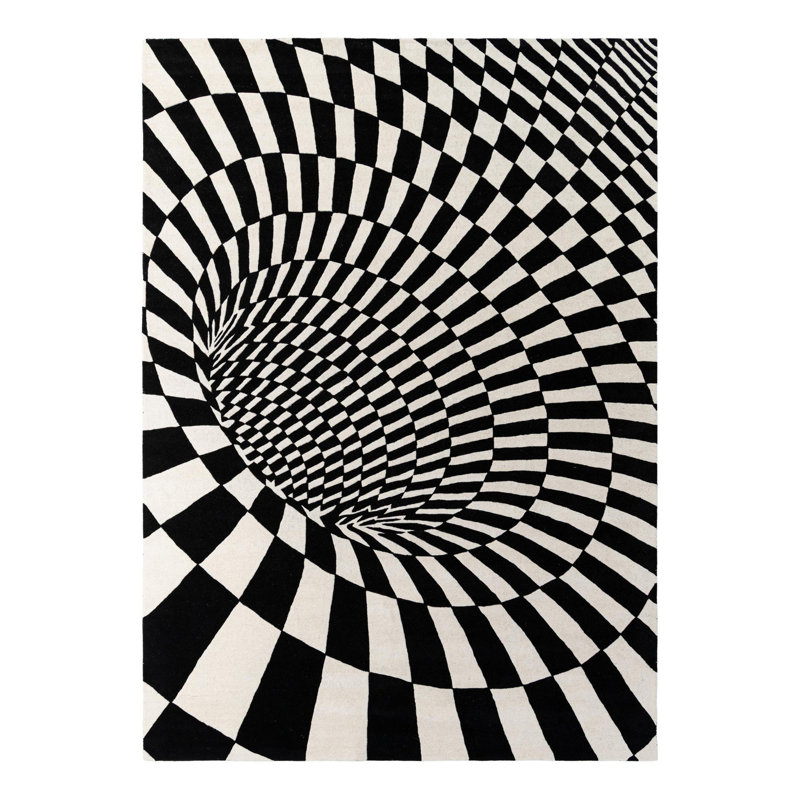 Wrought Studio™ Swirl Nalanie Rug, Rectangle 10' x 14'1"