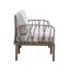 Canapé de jardin pour l'intérieur et l'extérieur avec canapé et coussins moelleux pour l'extérieur