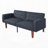 Convertible Futon Sofa Bed Adjustable Back Sleeper Couch
