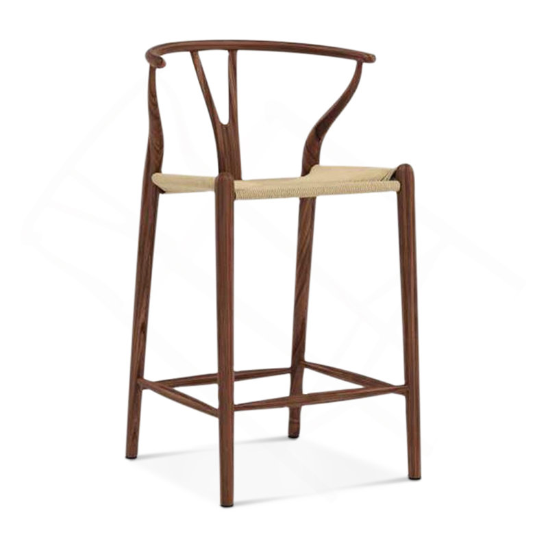 Tabouret de comptoir, Noyer