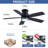 Flush Mount Ceiling Fan With Led Lights And Remote Control-1909110798-1909110793