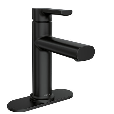 Moen Meena Single Hole Bathroom Faucet with Drain Assembly