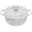 Le Creuset Signature Enameled Cast Iron Marble Collection 4.5 Qt Round Dutch Oven with Lid