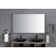 Miroir de salle de bain 60 po x 36 po à DEL avec antibuée, rétroéclairage et luminosité réglable pour fixation murale