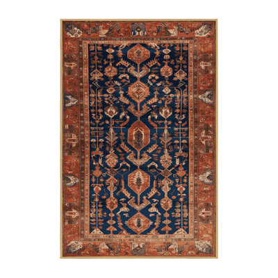 Tapis brun lavable à la machine