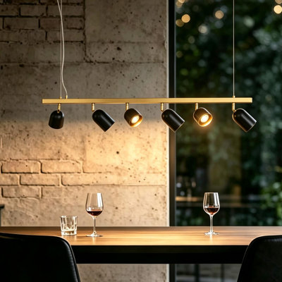 47.2'' 6 -Light Standard Track Kit with Dimmable and Adjustable