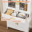 30.71 In. W X 72.83 In. H X 15.35 In. D Arched Steel Freestanding Cabinet With Drawer And Adjustable Shelves In-107439892