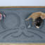 Tapis d'alimentation intérieur pour chat WaterHog® Kitty Face 12 po x 18 po-88501118-88568938