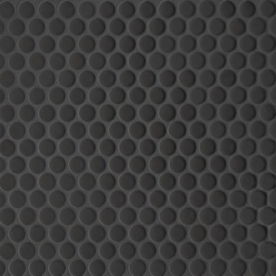 Le Cafe 3/4" x 3/4" Circle Matte Porcelain Mosaic Tile