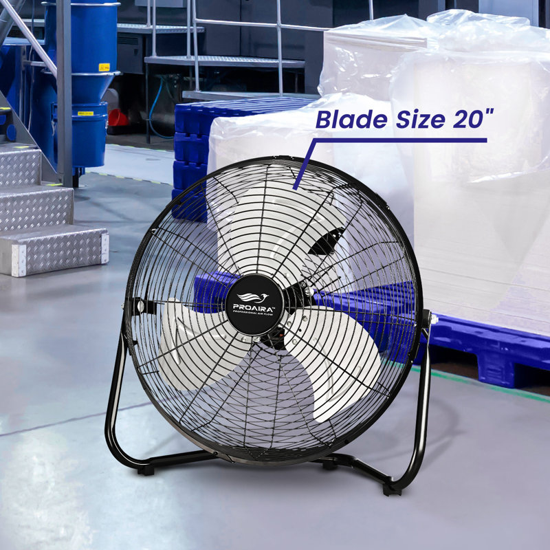 Ventilateur de sol Proaira, H 22,15 po x l 7 po x P 21,80 po
