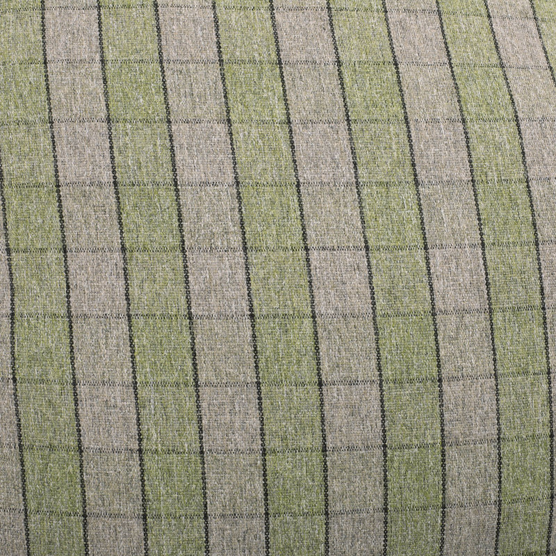 Pouf rond à carreaux 5 pieds, vert