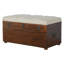 Banc de rangement blanc Serenity