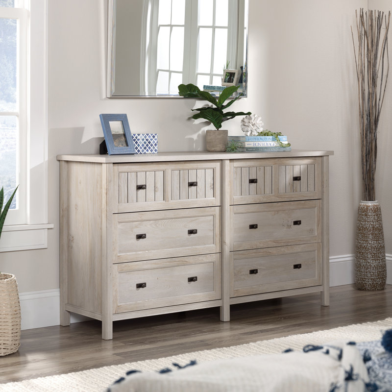 Costa 6-Drawer Dresser In Chalked Chestnut