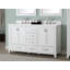 Modero 60" Double Bathroom Vanity with Top-227115604-227115603