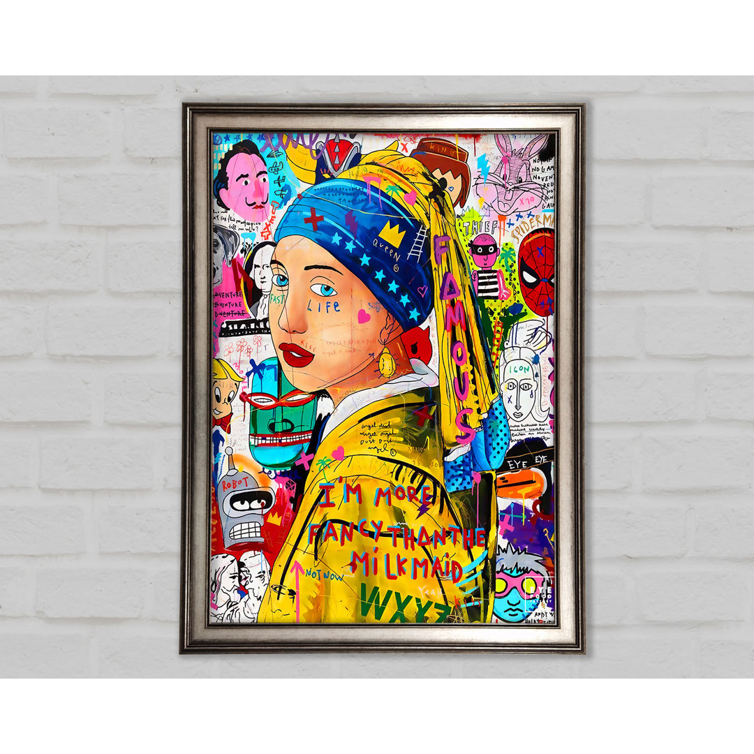 Girl With A Pearl Earring - Einzelner Bilderrahmen Kunstdrucke