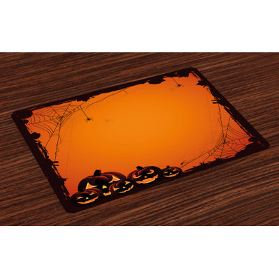 Midway Halloween Pumpkin Scary Placemat