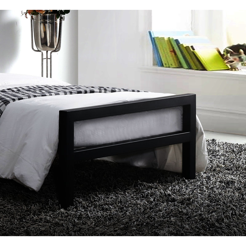 Brockton UK Single - DE 90 X 190 Cm Metal Bed, Black