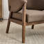 Chaise d'appoint Modern Farmhouse - Pieds en bois massif avec pieds réglables - Coussin épais de 5,5 po et accoudoirs intégrés - Siège d'une largeur de 22,5 po-2087166751-2087166750