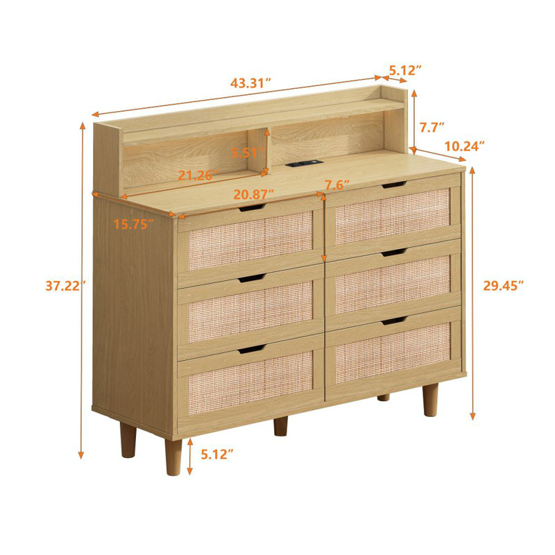 Balendran 43.31'' Console Table, Brown