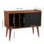 Record Player Stand With Vinyl Storage, Record Player Table Holds Up To 300 Albums