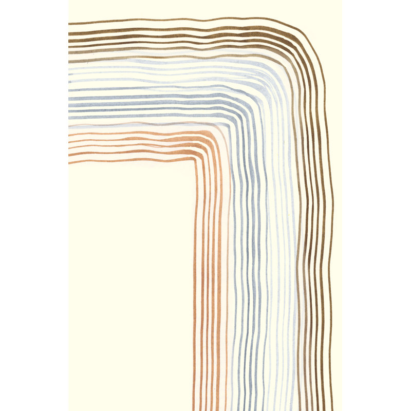 Lignes imparfaites II, H 48 po x l 32 po x P 1,25 po