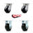 Kingpinle olefin Swivel Caster Set