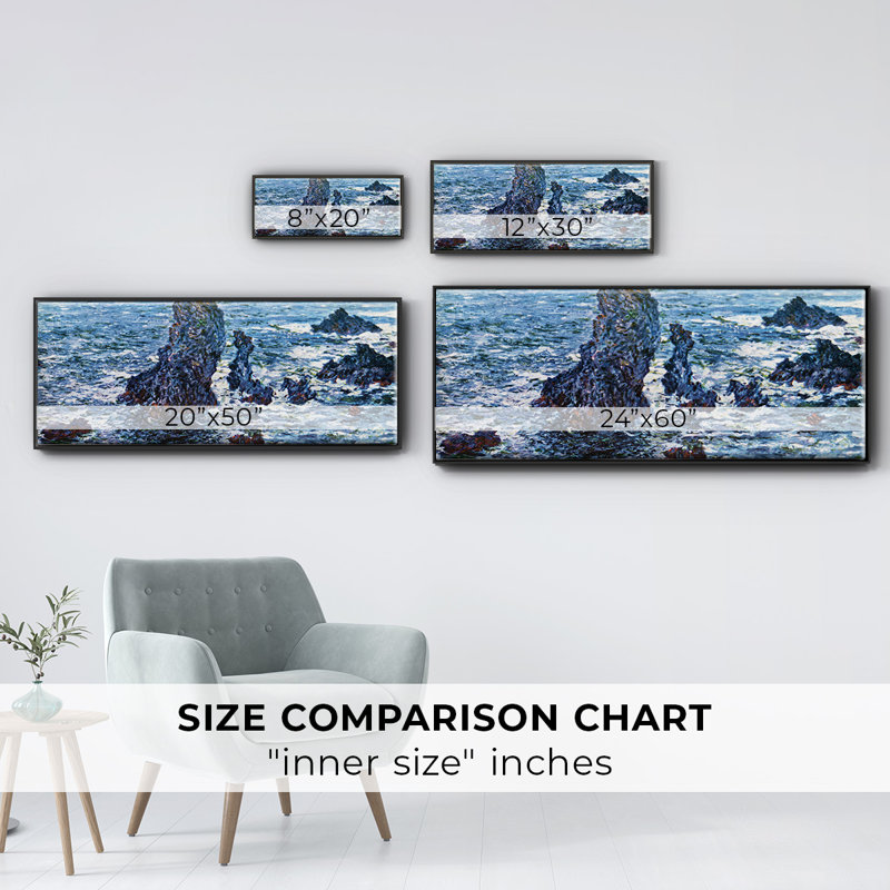 Rocks on Belle - Framed Canvas