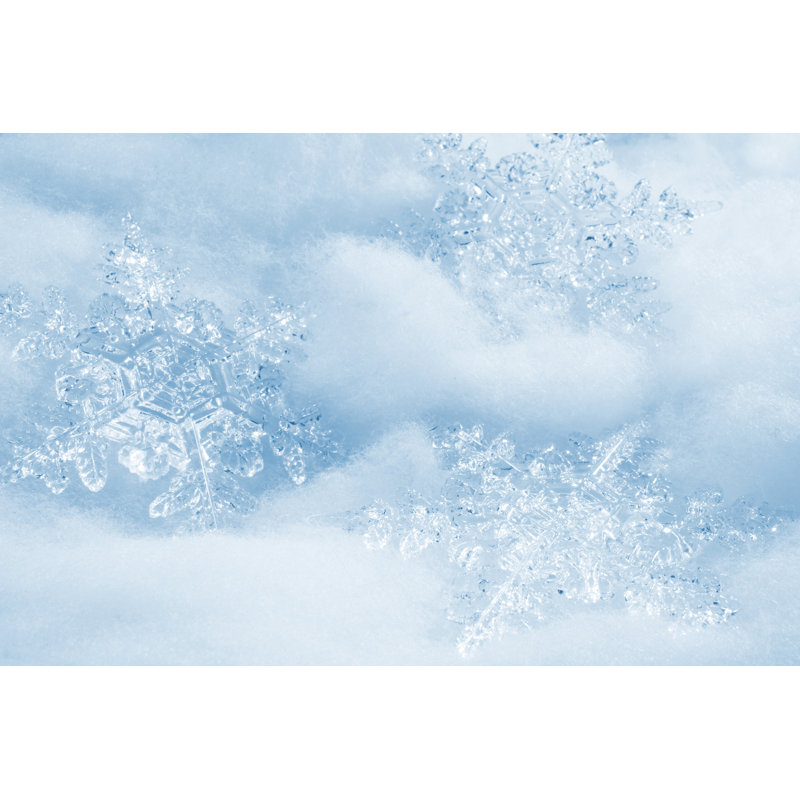 Fond de flocons de neige par Merrymoonmary, H 12 po x l 18 po