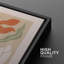 Abstrait botanique, "Œuvre florale bohème orange et verte vibrante, images murales de campagne française moderne, ensemble de 2 impressions murales sur toile,"-91068934-91068933