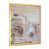 Toile avec cadre photo doré
