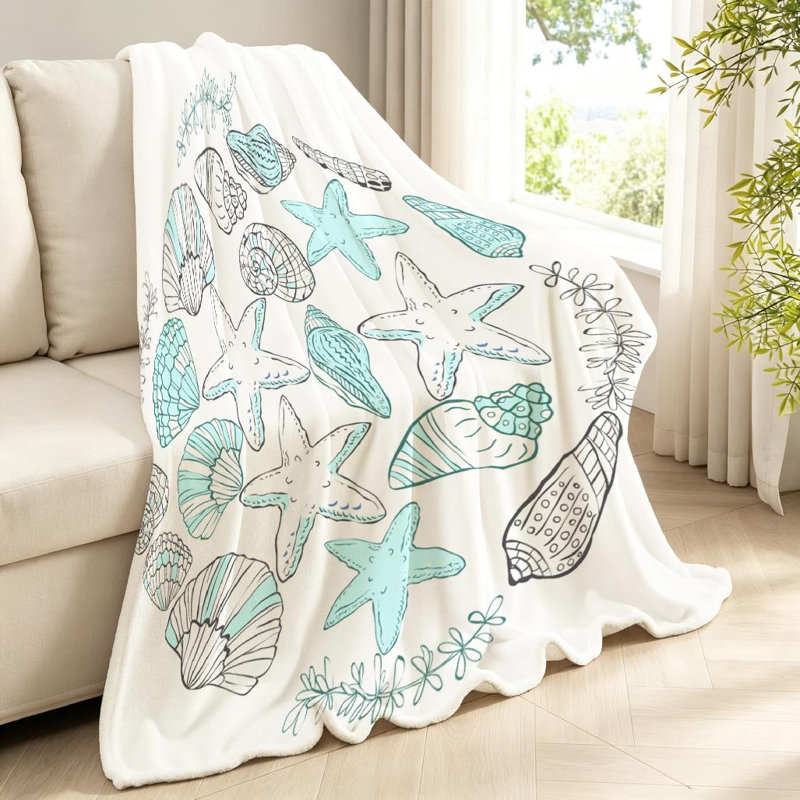 Jeté transparent en flanelle molletonnée ultra douce, imprimé rond simple imprimé à la main, Jeté 40 po x 50 po