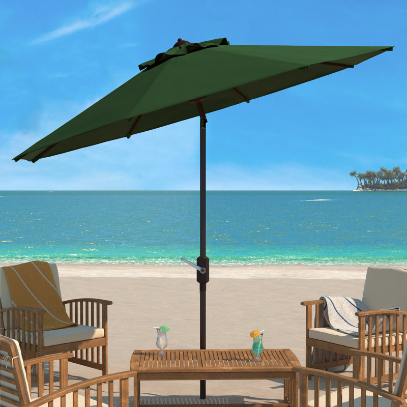 Parasol de marché, Vert forêt, 100.79" W x 100.79" D