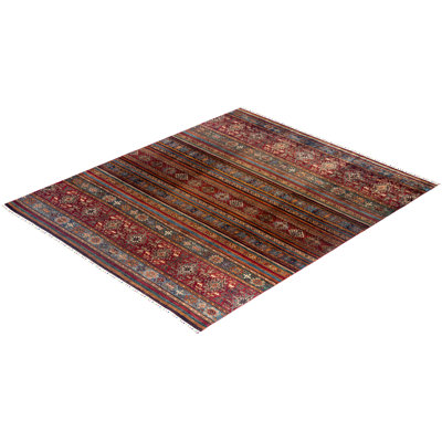 One-of-a-Kind Rectangle 8'4" X 9'10" Hand Knotted Area Rug