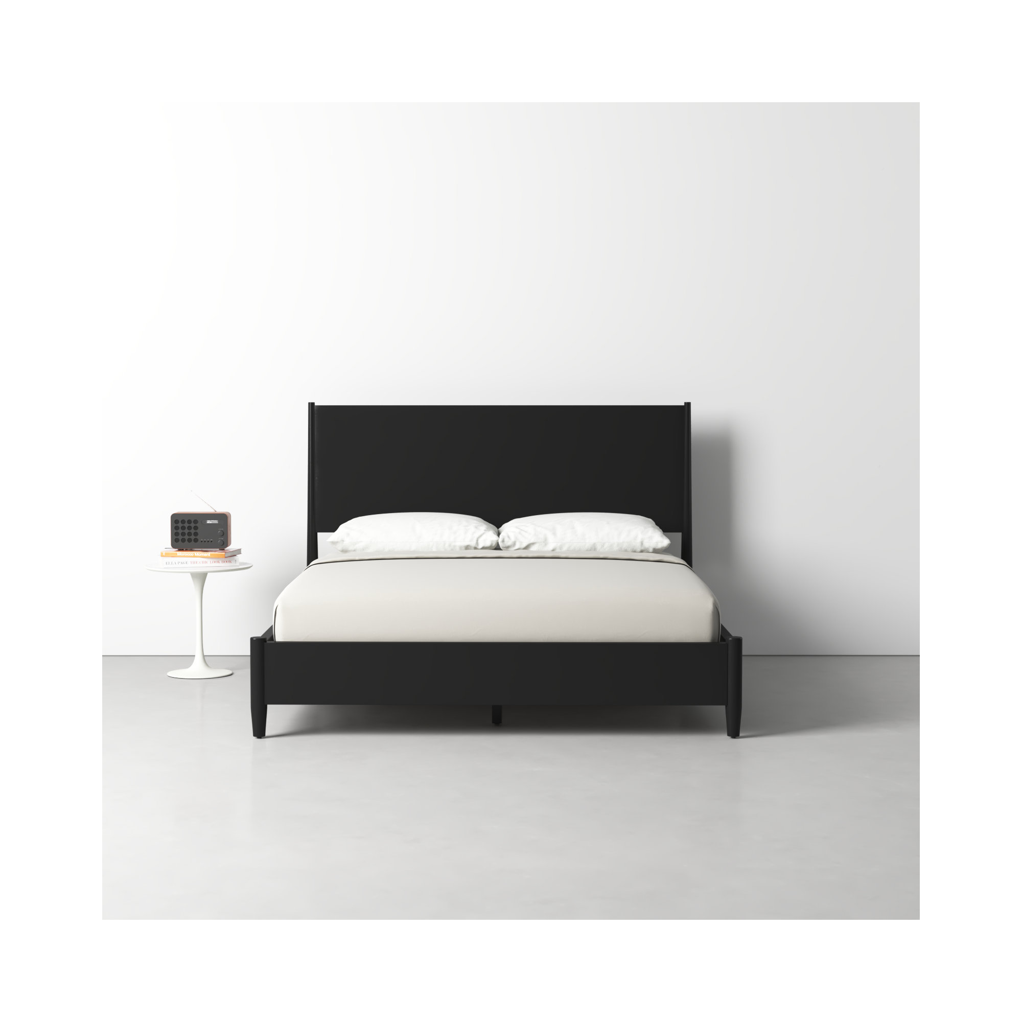 Williams Panel Bed, King, Black
